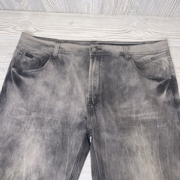 Parish Nation Jeans Men's Size 42 Black Gray 35.5 Inseam NICE! - Picture 5 of 10